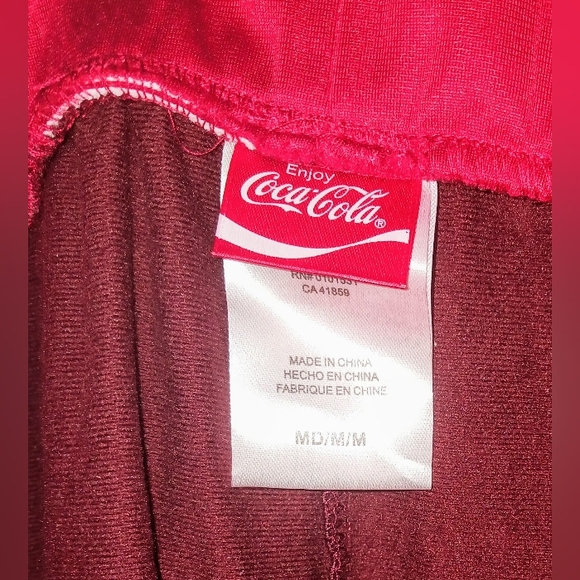 NWOT - Vintage 90’s Coca Cola Sweatpants Size M - Picture 3 of 3